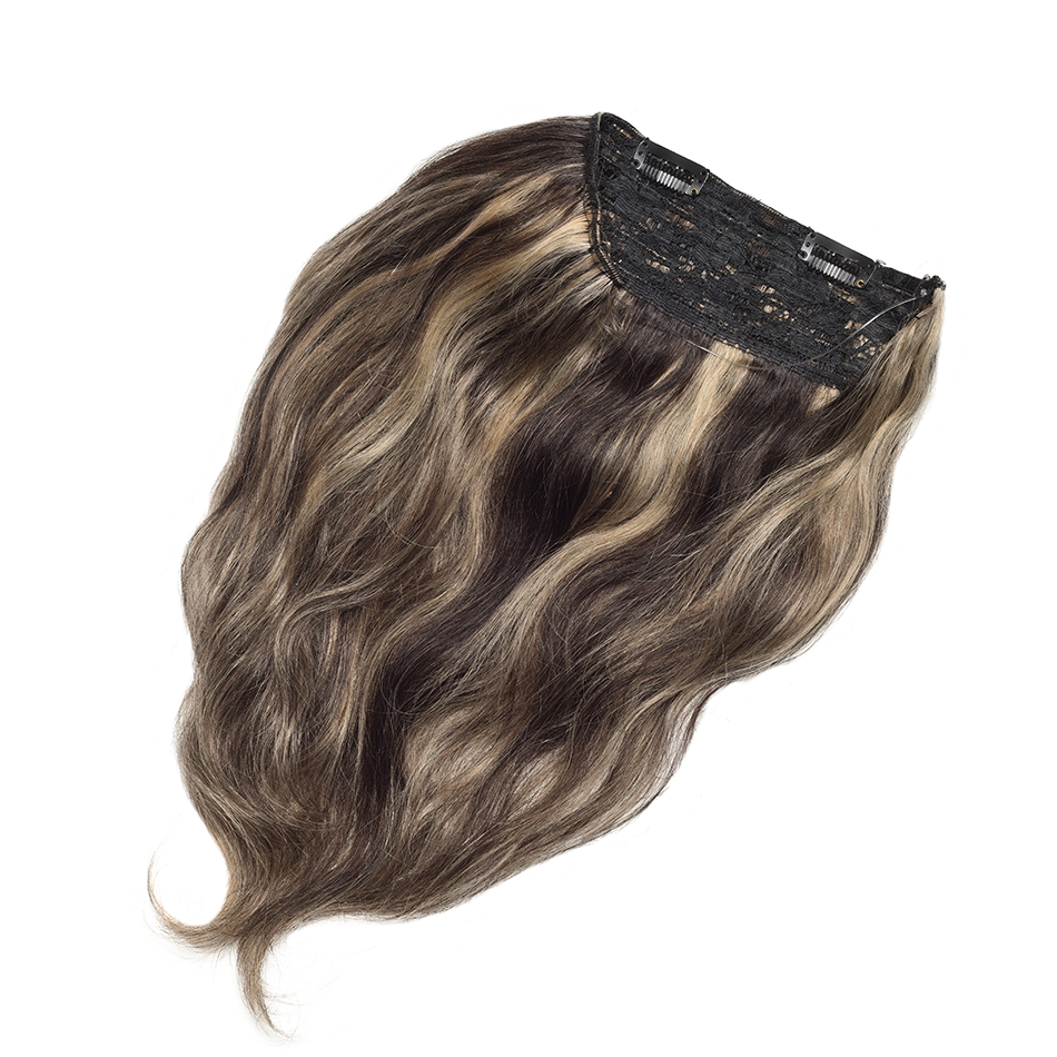Negro Natural Con Mechas Cenizas