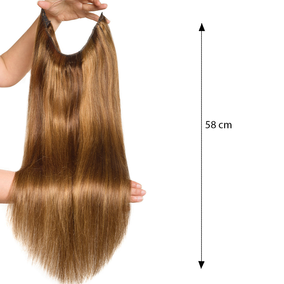 Castaño con mechas miel