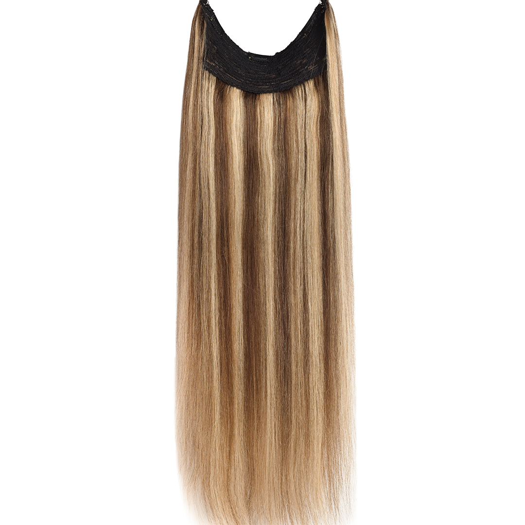 Castaño Con Mechas Platinadas