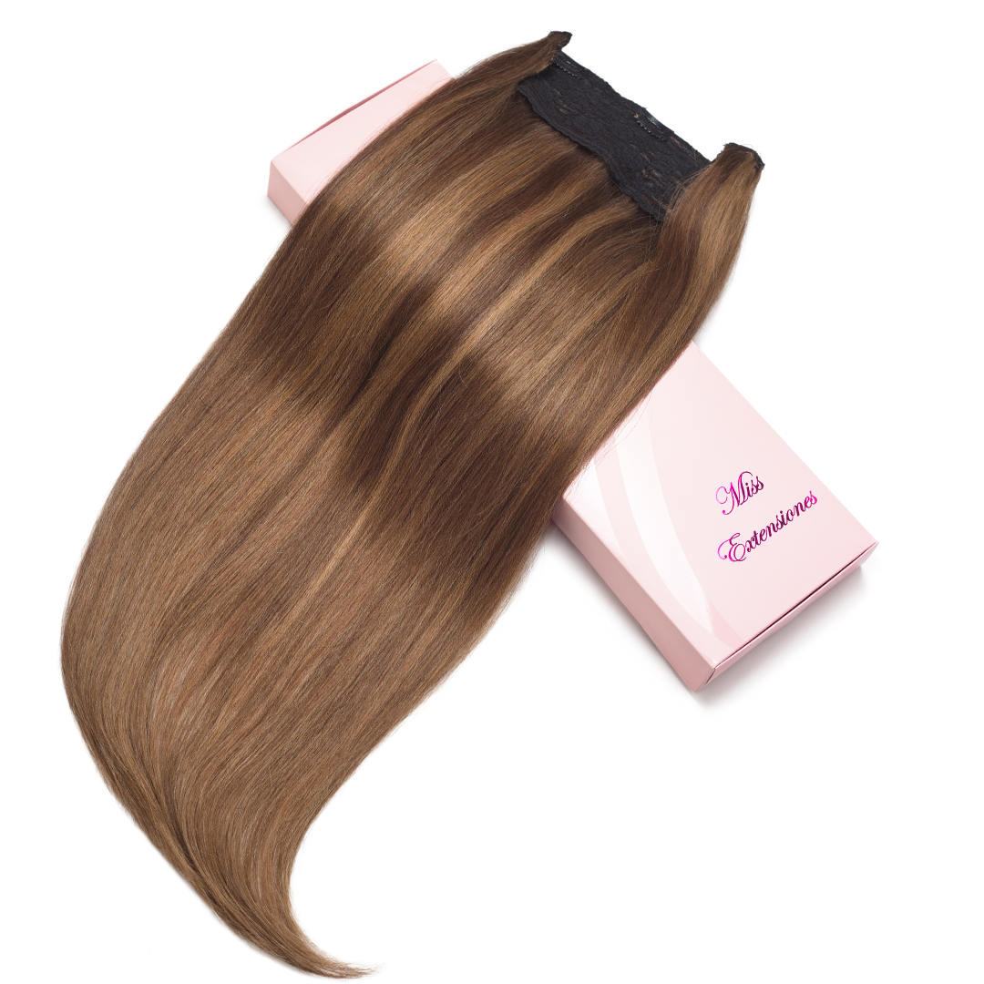 Castaño Con Mechas Miel