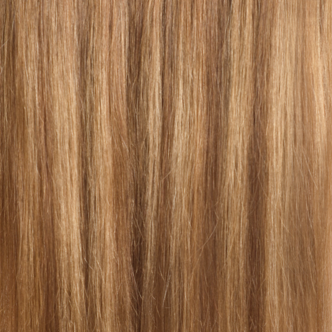 Castaño claro con mechas color miel