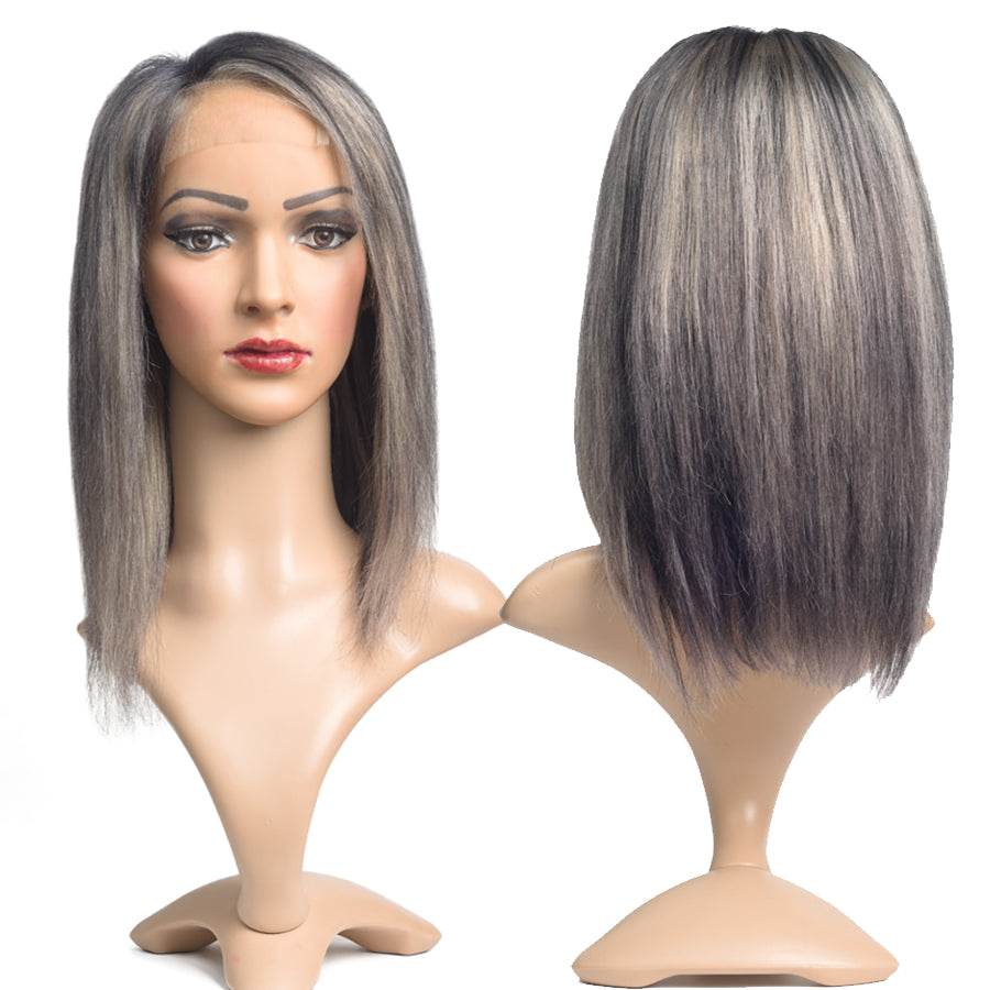 Negro con Mechas Cenizas