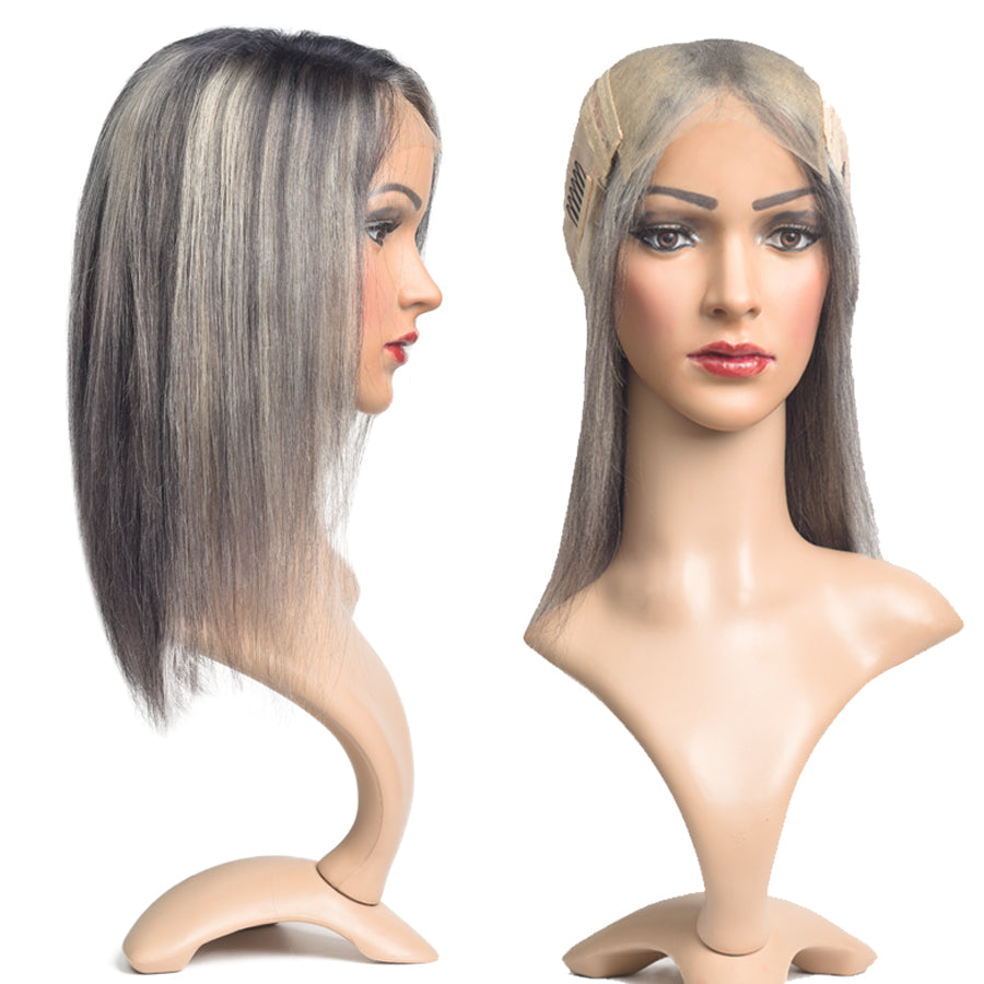 Negro con Mechas Cenizas