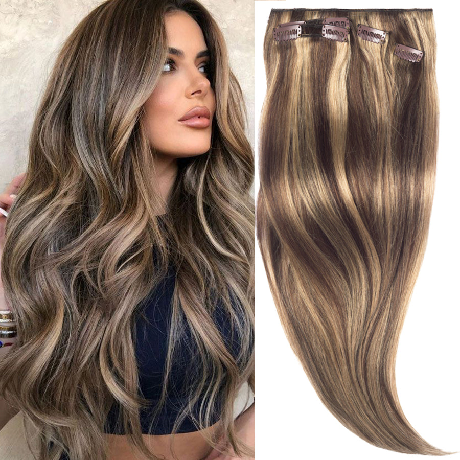 Castaño Con Mechas Cenizas